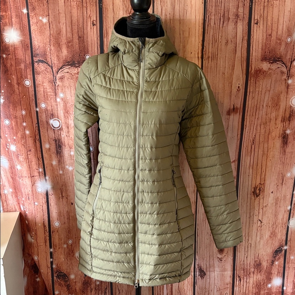 Columbia Women's Medium Sage khaki olive Green winter coat Jacket